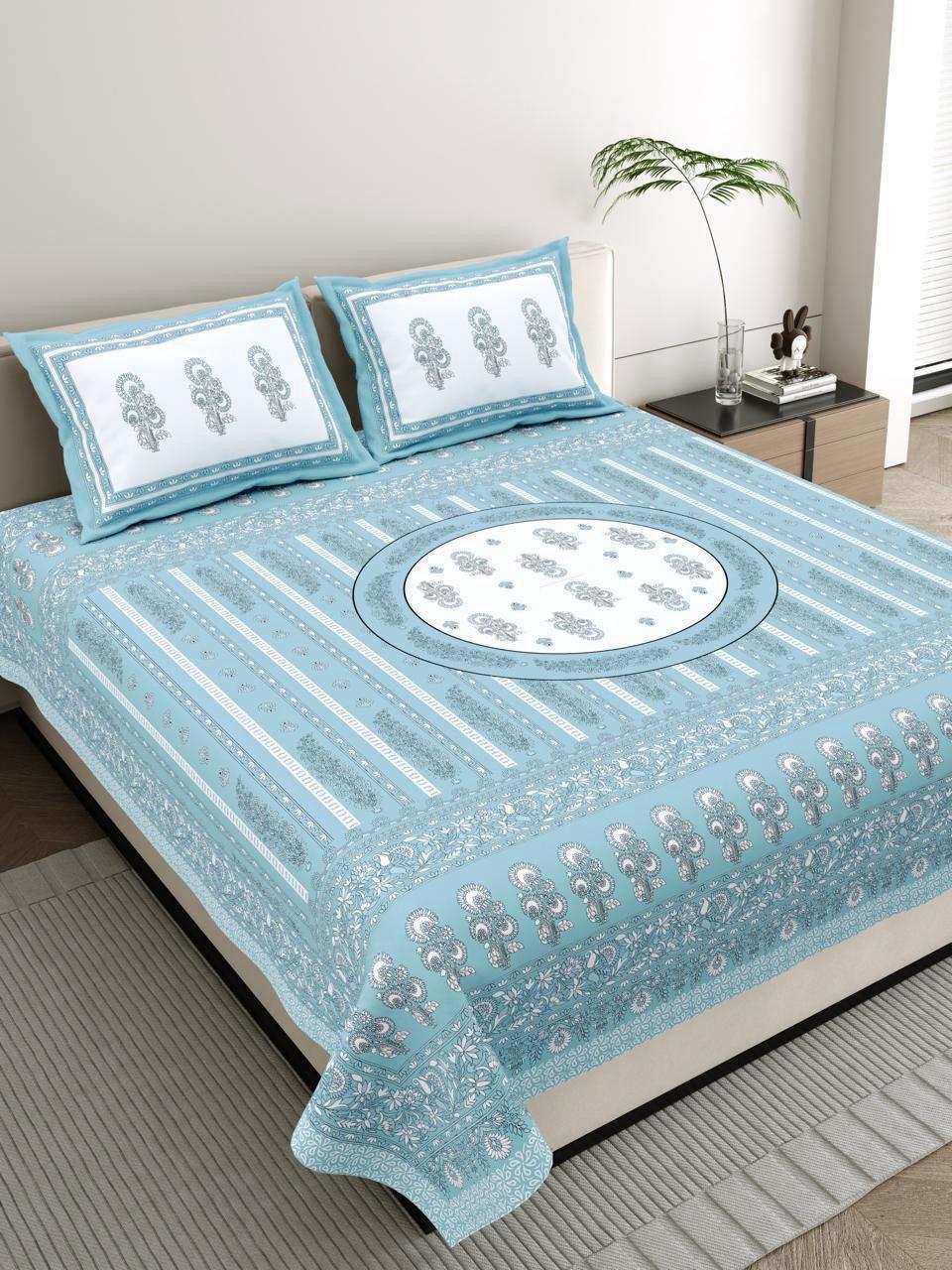 Blue Printed Cotton Website-Jaipur Wholesaler