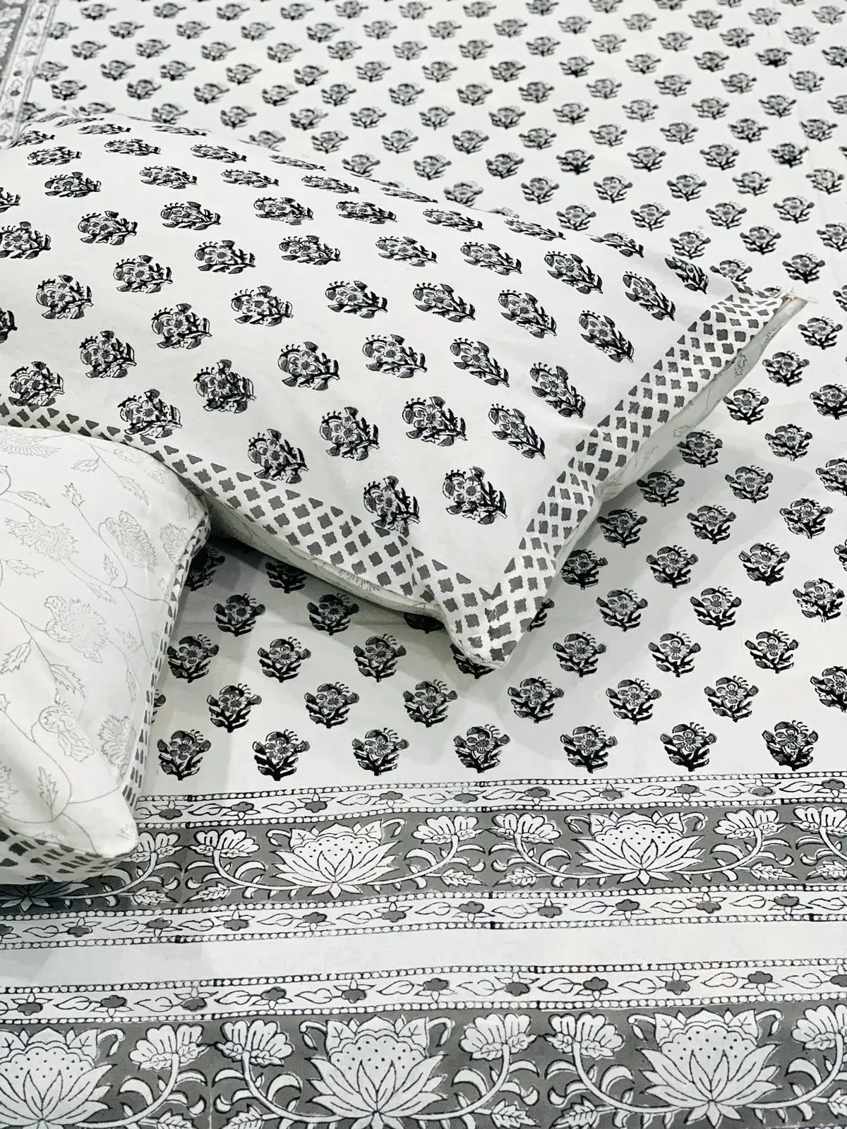 Hand Block Printed Cotton Bedsheet-Jaipur Wholesaler