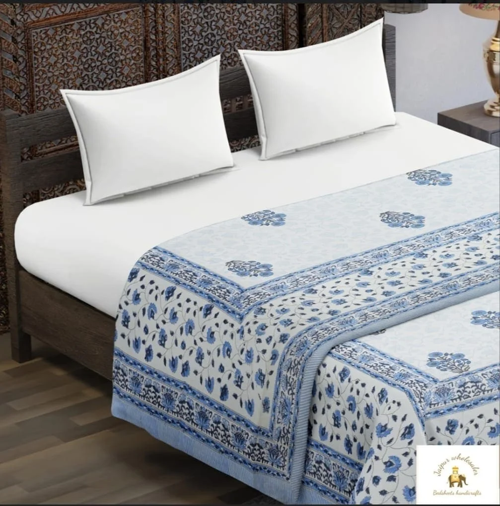 Best Reversible Hand Block Print Comforter 90*100-Jaipur Wholesaler