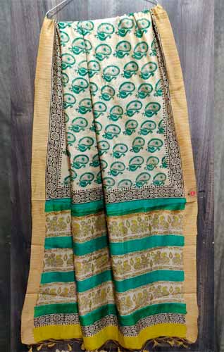 Silk saree with blouse piece 006-Jaipur Wholesaler