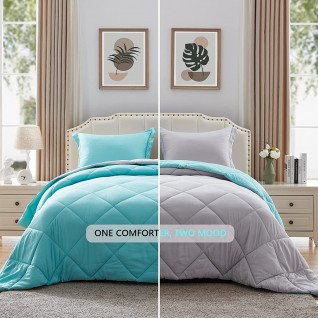 Super Soft Double Bed Reversible Comforter-Jaipur Wholesaler