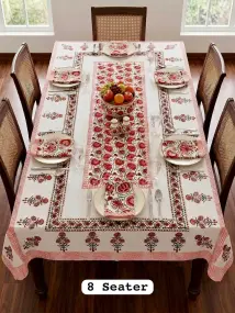 Mix Colour Dining Table Cover with Napkin