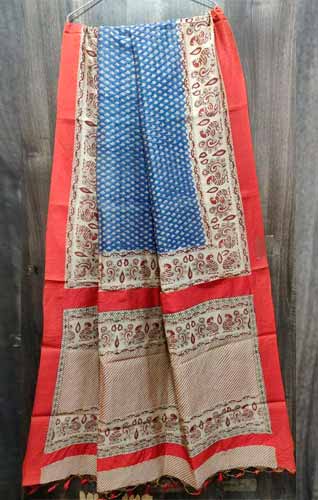 Silk saree with blouse piece 004-Jaipur Wholesaler
