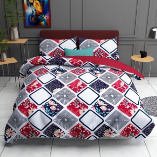 Exclusive Multicolor Glace Cotton Bedsheets 90x100-Jaipur Wholesaler