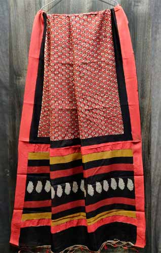 Silk saree with blouse piece 005-Jaipur Wholesaler