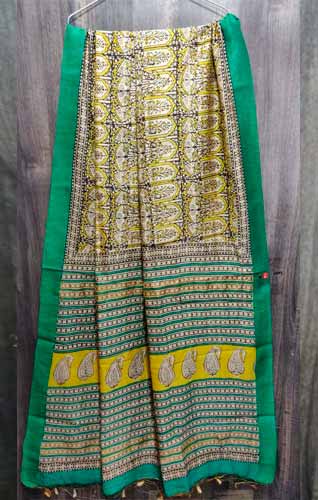 Silk saree with blouse piece 009-Jaipur Wholesaler