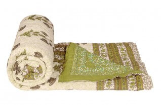 Jaipuri Multicolor Razai 90x100-Jaipur Wholesaler