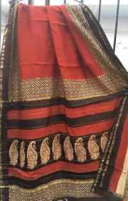 Silk saree with blouse piece 015-Jaipur Wholesaler