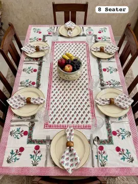 Printed Dining Table Cover With Napkins-Jaipur Wholesaler