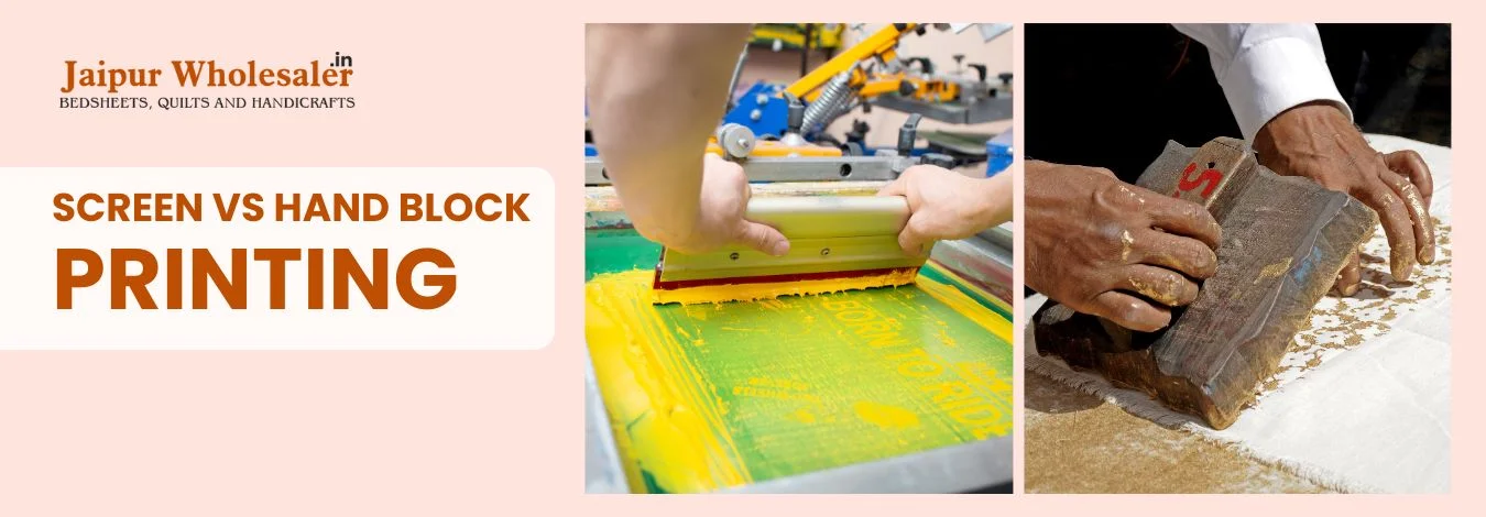 Screen or Hand Block Printing Bedsheet, Which one is best for your bedroom?